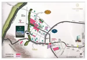 DLF Ultima Location map